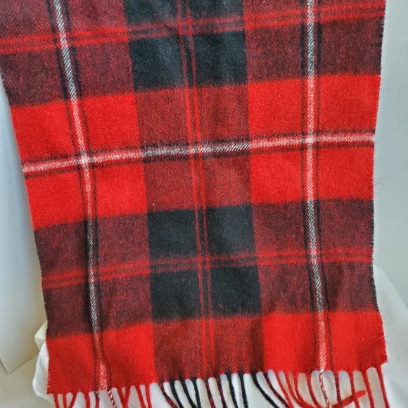 Clans Scotland 100%lambswool tartan scarf 56inx12in - Picture 3 of 3